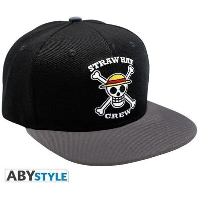 ABYSSE CORP SAS ONE PIECE - Snapback Cap - Black & Grey - Skull ABYSSE CORP SAS ONE PIECE - Snapback Cap - Black & Grey - Skull