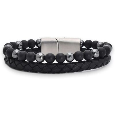 JoJo """Black Star"" Fashion Bead Armband, J966-06" JoJo """Black Star"" Fashion Bead Armband, J966-06"