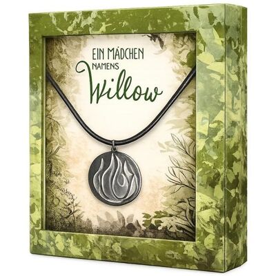 Planet! Ein Mädchen namens Willow: Halskette mit Anhänger (Element Feuer) Planet! Ein Mädchen namens Willow: Halskette mit Anhänger (Element Feuer)