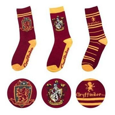 Cinereplicas HP Socken Gryffindor 3er Cinereplicas HP Socken Gryffindor 3er