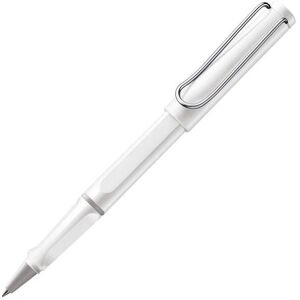 LAMY Tintenroller safari roll-ink mit T10 Tintenpatrone, white/weiß LAMY Tintenroller safari roll-ink mit T10 Tintenpatrone, white/weiß