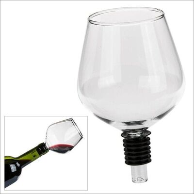 SAFE Schwäbische Albumfab Weinflaschenaufsatz Glas SAFE Schwäbische Albumfab Weinflaschenaufsatz Glas
