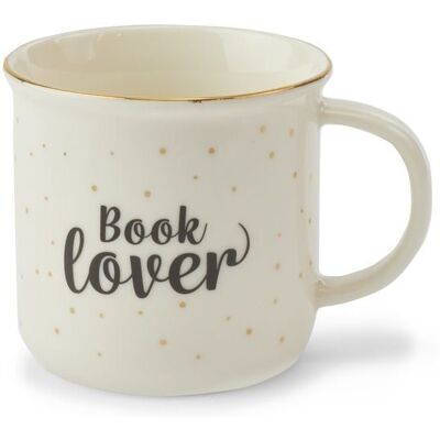 Thalia "Tasse Emaille Look ""BookLover""" Thalia "Tasse Emaille Look ""BookLover"""