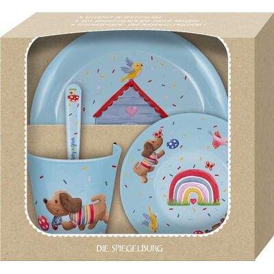 Coppenrath Verlag GmbH & Co. KG Geschirr Geschenkset Dackel - BabyGlück Coppenrath Verlag GmbH & Co. KG Geschirr Geschenkset Dackel - BabyGlück