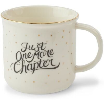 Thalia "Tasse Emaille Look ""Just one more Chapter""" Thalia "Tasse Emaille Look ""Just one more Chapter"""