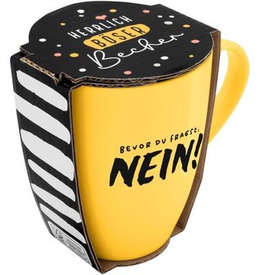 Sheepworld AG "Tasse mit Motivdruck ""Bevor du fragst. NEIN!"", mit Banderole" Sheepworld AG "Tasse mit Motivdruck ""Bevor du fragst. NEIN!"", mit Banderole"