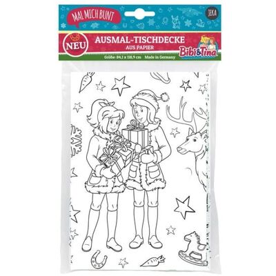 JEKA Papier und Spielwaren Mal Mich Bunt Ausmal-Tischdecke aus Papier Bibi & Tina Weihnachten JEKA Papier und Spielwaren Mal Mich Bunt Ausmal-Tischdecke aus Papier Bibi & Tina Weihnachten