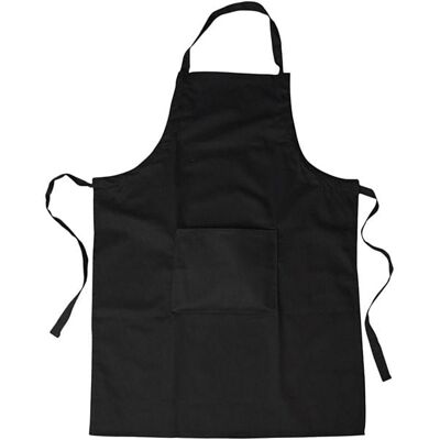 Creativ Company Schürze, L 89 cm, B 66 cm, Größe M-XL cm, 210 g, schwarz Creativ Company Schürze, L 89 cm, B 66 cm, Größe M-XL cm, 210 g, schwarz