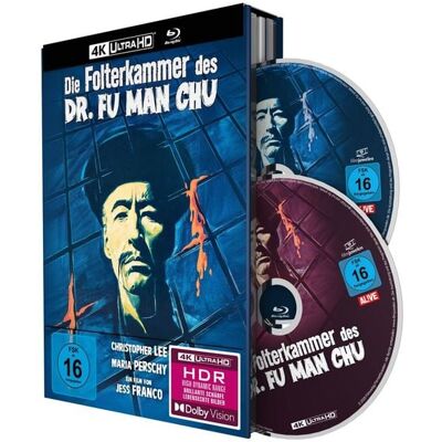 Filmjuwelen Die Folterkammer des Dr. Fu Man Chu - 2-Disc Limited Collector's Edition Mediabook (4K Ultra HD + Blu-ray) Filmjuwelen Die Folterkammer des Dr. Fu Man Chu - 2-Disc Limited Collector's Edition Mediabook (4K Ultra HD + Blu-ray)