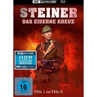 Filmjuwelen Steiner - Das Eiserne Kreuz - Teil 1+2 - 4-Disc Limited Edition Mediabook (4K Ultra HD / 2 Blu-rays / Bonus-Blu-ray) Filmjuwelen Steiner - Das Eiserne Kreuz - Teil 1+2 - 4-Disc Limited Edition Mediabook (4K Ultra HD / 2 Blu-rays / Bonus-Blu-ray)