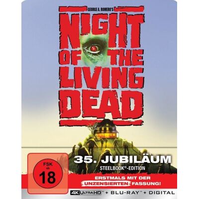 Sony Pictures Entertainment (PLAION PICTURES) Night of the Living Dead (1990) (Limitiertes Steelbook) (4K Ultra HD) (+ Blu-ray) Sony Pictures Entertainment (PLAION PICTURES) Night of the Living Dead (1990) (Limitiertes Steelbook) (4K Ultra HD) (+ Blu-ray)
