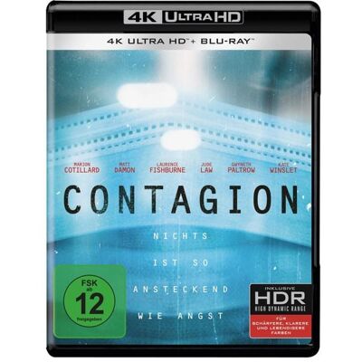 Warner Bros. (plaion Pictures) Contagion (4K Ultra HD) (+ Blu-ray) Warner Bros. (plaion Pictures) Contagion (4K Ultra HD) (+ Blu-ray)