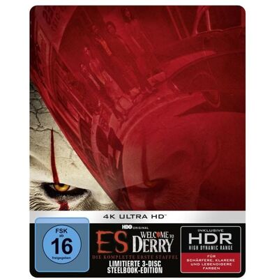 Warner Bros. (plaion Pictures) ES: Welcome to Derry - Steelbook (3 4K Ultra HDs) Warner Bros. (plaion Pictures) ES: Welcome to Derry - Steelbook (3 4K Ultra HDs)