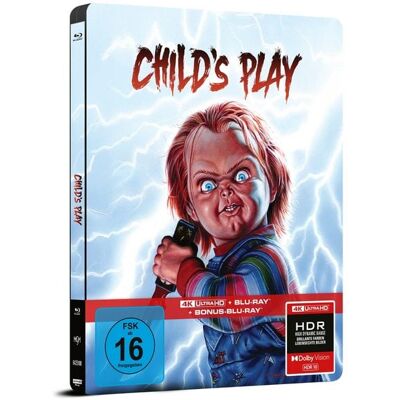 Capelight Pictures Chucky – Die Mörderpuppe - Limitiertes SteelBook (4K Ultra HD+ Blu-ray+ Bonus-Blu-ray) Capelight Pictures Chucky – Die Mörderpuppe - Limitiertes SteelBook (4K Ultra HD+ Blu-ray+ Bonus-Blu-ray)