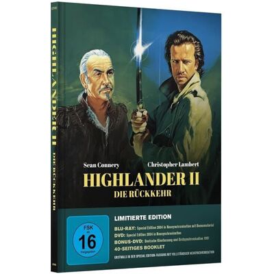 LEONINE Distribution GmbH Highlander 2 - Die Rückkehr - Mediabook - Limited Edition (Blu-ray+DVD) LEONINE Distribution GmbH Highlander 2 - Die Rückkehr - Mediabook - Limited Edition (Blu-ray+DVD)