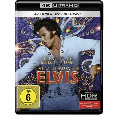 Warner Bros. (plaion Pictures) Elvis (4K Ultra HD) (+ Blu-ray 2D) Warner Bros. (plaion Pictures) Elvis (4K Ultra HD) (+ Blu-ray 2D)
