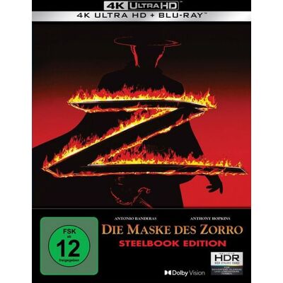 Sony Pictures Entertainment (PLAION PICTURES) Die Maske des Zorro - Limitiertes Steelbook (4K Ultra HD+Blu-ray) Sony Pictures Entertainment (PLAION PICTURES) Die Maske des Zorro - Limitiertes Steelbook (4K Ultra HD+Blu-ray)