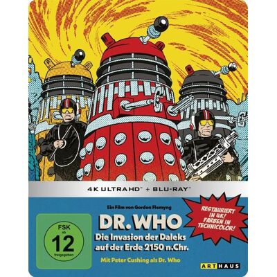 Arthaus / Studiocanal (PLAION PICTURES) Dr. Who: Die Invasion der Daleks auf der Erde 2150 n. Chr. - Limited Steelbook Edition (4K Ultra HD+Blu-ray) Arthaus / Studiocanal (PLAION PICTURES) Dr. Who: Die Invasion der Daleks auf der Erde 2150 n. Chr. - Limited Steelbook Edition (4K Ultra HD+Blu-ray)
