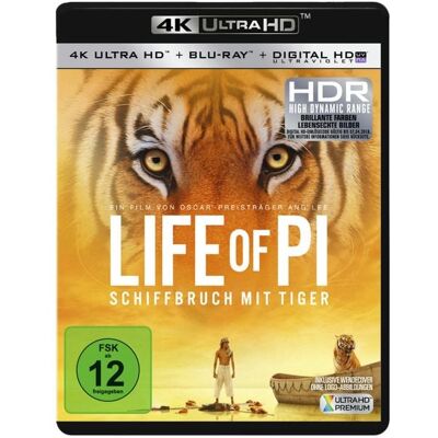 Walt Disney / LEONINE Life of Pi - Schiffbruch mit Tiger (4K Ultra HD) (+ Blu-ray) Walt Disney / LEONINE Life of Pi - Schiffbruch mit Tiger (4K Ultra HD) (+ Blu-ray)