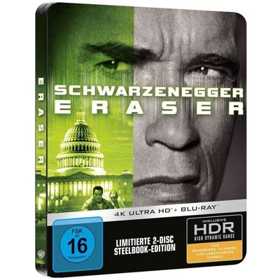 Warner Bros. (plaion Pictures) Eraser Steelbook (4K-UHD+Blu-ray) Warner Bros. (plaion Pictures) Eraser Steelbook (4K-UHD+Blu-ray)