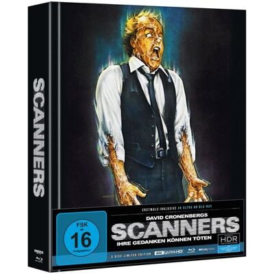 Plaion Pictures Scanners - Mediabook (4K-UHD+2 Blu-rays) Plaion Pictures Scanners - Mediabook (4K-UHD+2 Blu-rays)