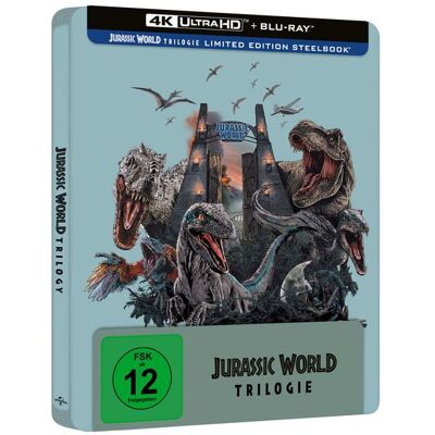 Universal Pictures (PLAION PICTURES) Jurassic World - Trilogie - Steelbook - Limited Edition (4K Ultra HD) (+ Blu-ray) Universal Pictures (PLAION PICTURES) Jurassic World - Trilogie - Steelbook - Limited Edition (4K Ultra HD) (+ Blu-ray)