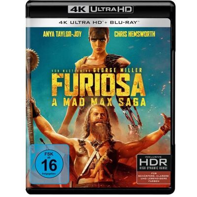 Warner Bros. (plaion Pictures) Furiosa: A Mad Max Saga (4K Ultra HD) (+ Blu-ray) Warner Bros. (plaion Pictures) Furiosa: A Mad Max Saga (4K Ultra HD) (+ Blu-ray)