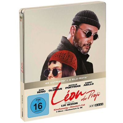 Arthaus / Studiocanal (PLAION PICTURES) Leon - Der Profi - Definitive Edition - Limited Steelbook (4K-UHD + 2 Blu-rays) Arthaus / Studiocanal (PLAION PICTURES) Leon - Der Profi - Definitive Edition - Limited Steelbook (4K-UHD + 2 Blu-rays)