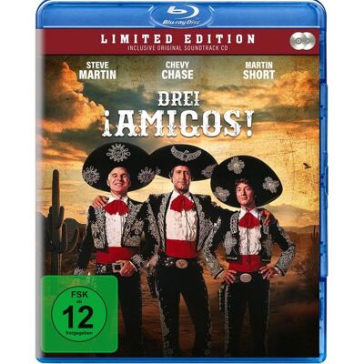 Black Hill Pictures Drei Amigos! - Limited Edition (Blu-ray+CD) Black Hill Pictures Drei Amigos! - Limited Edition (Blu-ray+CD)