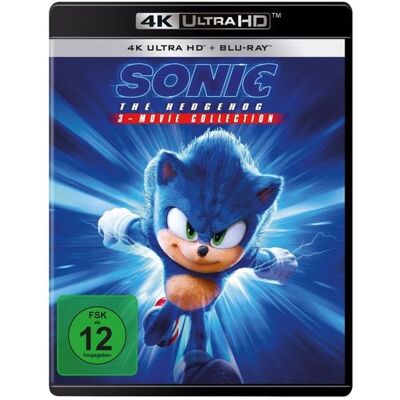 Paramount / LEONINE Sonic the Hedgehog - 3-Movie Collection (3 x 4K Ultra HD) + (3 x Blu-ray) Paramount / LEONINE Sonic the Hedgehog - 3-Movie Collection (3 x 4K Ultra HD) + (3 x Blu-ray)