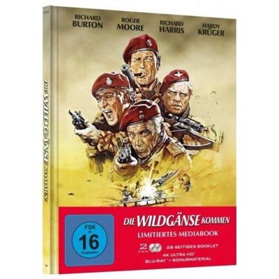 LEONINE Distribution GmbH Die Wildgänse kommen - Limitiertes Mediabook (4K Ultra HD+Blu-ray) LEONINE Distribution GmbH Die Wildgänse kommen - Limitiertes Mediabook (4K Ultra HD+Blu-ray)