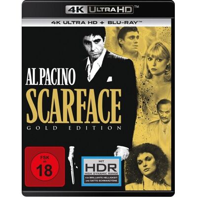 Universal Pictures (PLAION PICTURES) Scarface (1983) - Gold Edition (4K Ultra HD) (+ Blu-ray 2D) Universal Pictures (PLAION PICTURES) Scarface (1983) - Gold Edition (4K Ultra HD) (+ Blu-ray 2D)