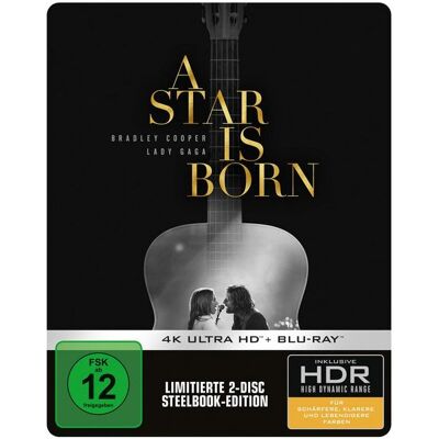 Warner Bros. (plaion Pictures) A Star Is Born - Steelbook (4K Ultra HD+Blu-ray) Warner Bros. (plaion Pictures) A Star Is Born - Steelbook (4K Ultra HD+Blu-ray)