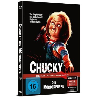 Capelight Pictures Chucky – Die Mörderpuppe - Limitiertes Mediabook - Cover A (4K Ultra HD+Blu-ray+Bonus-Blu-ray) Capelight Pictures Chucky – Die Mörderpuppe - Limitiertes Mediabook - Cover A (4K Ultra HD+Blu-ray+Bonus-Blu-ray)