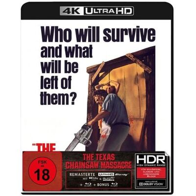 Turbine Medien The Texas Chainsaw Massacre (4K Ultra HD Blu-ray + Blu-ray + Bonus-Blu-ray) Turbine Medien The Texas Chainsaw Massacre (4K Ultra HD Blu-ray + Blu-ray + Bonus-Blu-ray)