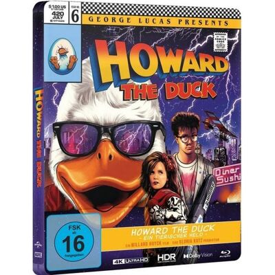 Plaion Pictures Howard the Duck - Ein tierischer Held - Steelbook (4K-UHD+Blu-ray) Plaion Pictures Howard the Duck - Ein tierischer Held - Steelbook (4K-UHD+Blu-ray)