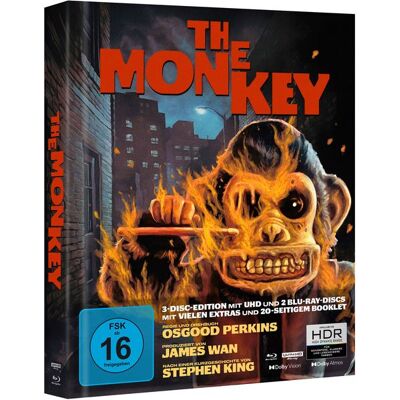 Plaion Pictures The Monkey - Mediabook (4K Ultra HD) (+ Blu-ray) Plaion Pictures The Monkey - Mediabook (4K Ultra HD) (+ Blu-ray)