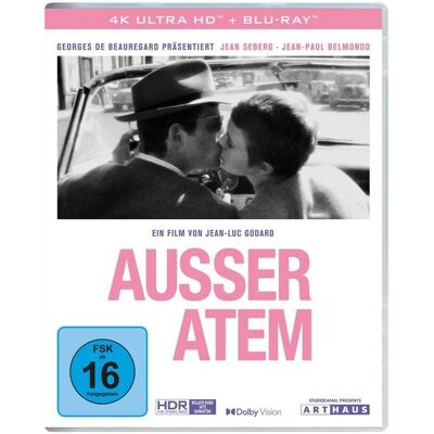Studiocanal (plaion Pictures) Außer Atem (4K Ultra HD+Blu-ray) Studiocanal (plaion Pictures) Außer Atem (4K Ultra HD+Blu-ray)