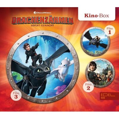 Edel Music & Entertainment CD / DVD Drachenzähmen leicht gemacht 1-3-Kino-Box Edel Music & Entertainment CD / DVD Drachenzähmen leicht gemacht 1-3-Kino-Box