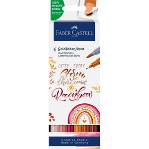 Faber-Castell Tuschestift Dual Marker Goldfaber Aqua, Boho, 6er Set Faber-Castell Tuschestift Dual Marker Goldfaber Aqua, Boho, 6er Set