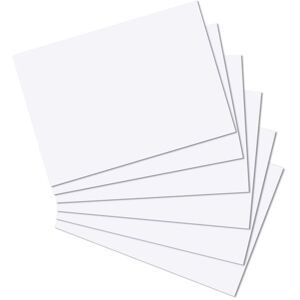 Herlitz Karteikarte A4 blanko weiß 100er Packung Herlitz Karteikarte A4 blanko weiß 100er Packung