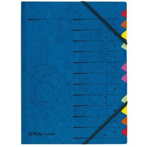 Herlitz Ordnungsmappe Register 1-12/A-Z blau Herlitz Ordnungsmappe Register 1-12/A-Z blau