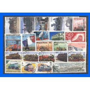 Rewa Collection 50 verschiedene Briefmarken Eisenbahnen Rewa Collection 50 verschiedene Briefmarken Eisenbahnen