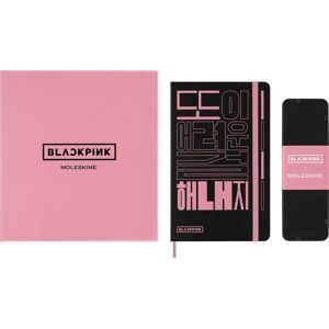 Moleskine X Blackpink Skizzenbuch Bundle mit 5 bunten Graphitstiften, mit Box Moleskine X Blackpink Skizzenbuch Bundle mit 5 bunten Graphitstiften, mit Box