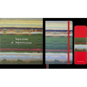Moleskine Bundle Impressionismus Notizbuch limitierte Ausgabe, L/A5, fester Einband, 6 Wasserfarben-Graphitstifte, wiederverwendbare Geschenkbox Moleskine Bundle Impressionismus Notizbuch limitierte Ausgabe, L/A5, fester Einband, 6 Wasserfarben-Graphitstifte, wiederverwendbare Geschenkbox