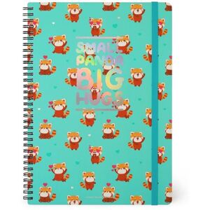 Legami Notizbuch liniert mit Spiralbindung - Maxi - Roter Panda Legami Notizbuch liniert mit Spiralbindung - Maxi - Roter Panda
