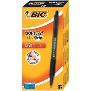 BIC Kugelschreiber Soft Feel 0.4mm schwarz, 12er Set BIC Kugelschreiber Soft Feel 0.4mm schwarz, 12er Set