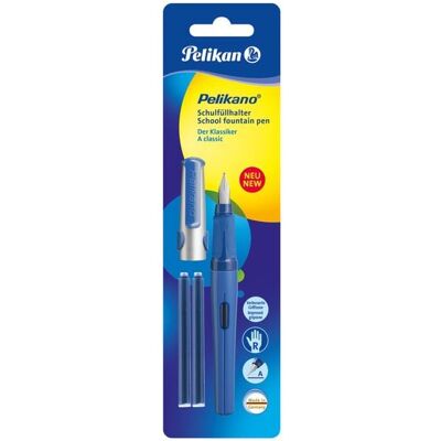 Pelikan Schulfüllhalter Pelikano P480, Blau, Feder A, für Rechtshänder Pelikan Schulfüllhalter Pelikano P480, Blau, Feder A, für Rechtshänder