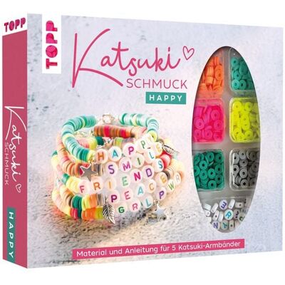 Frechverlag GmbH Katsuki Schmuckset mit Buchstabenperlen - Happy Frechverlag GmbH Katsuki Schmuckset mit Buchstabenperlen - Happy