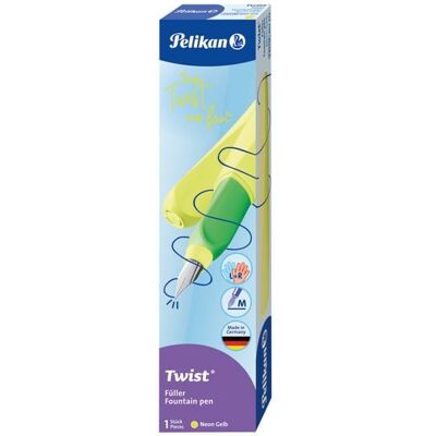 Pelikan Füller Twist Neon Gelb, Feder M, Rechts- und Linkshänder Pelikan Füller Twist Neon Gelb, Feder M, Rechts- und Linkshänder